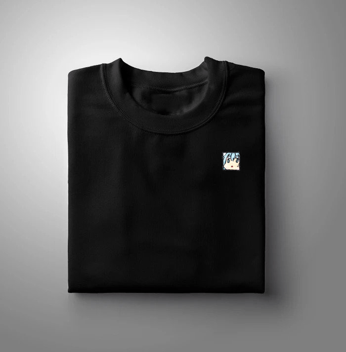 Mini Sae Derp Patch Black Tee